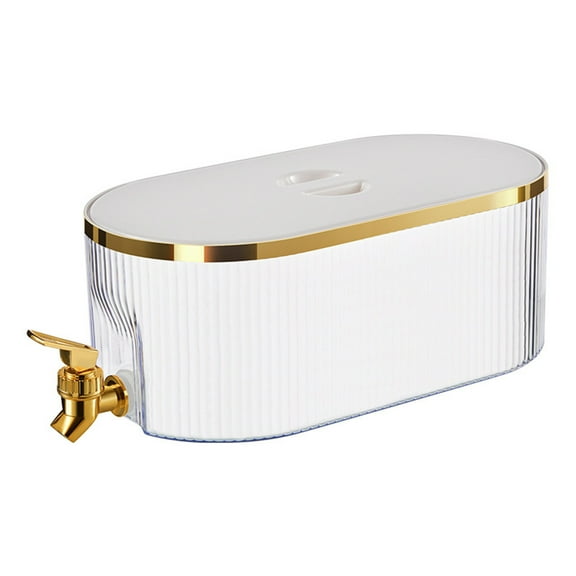 Drink Dispenser for Fridge, Beverage Liquid Drink Container for Party, 1 Gallon, Cold Water Pitcher Lemonade Stand Juice Jug with Spigot