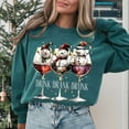 thumbnail image 1 of Drink Drank Drunk Sweatshirt, Christmas Season Sweatshirt, Christmas Sweatshirt, Funny Christmas Sweatshirt, Christmas Sweatshirt, Snowman Sweatshirt, Sweatshirt Files, Winter Sweatshirt, 1 of 5