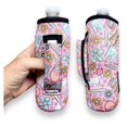 thumbnail image 1 of Drink Handlers Neoprene Water Bottle Sleeve - 16oz Insulated Water Bottle Holder & 24oz Can Water Bottle Holder for Walking, Running, & Cycling Water Resistant Drink Cover, Teacher Back to School, 1 of 2