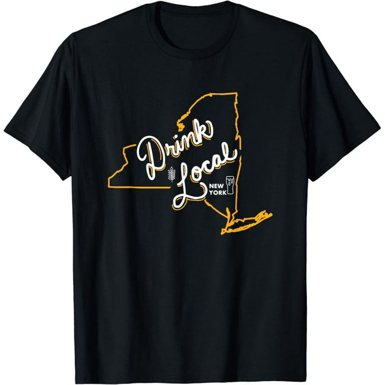 Distressed Drink Local New York City Craft Beer Shirt Distressed Drink Local New York City Craft Beer Shirt