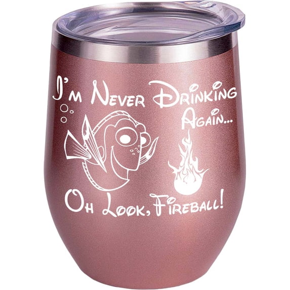 Drink Lover Gifts Drinker Finding Nemo Dory Present for Women Mug Cup Wine Glass Tumbler Coffee Idea