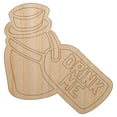 thumbnail image 1 of Drink Me Potion Bottle from Alice In Wonderland Wood Shape Unfinished Piece Cutout Craft DIY Projects - 6.25 Inch Size - 1/4 Inch Thick, 1 of 7