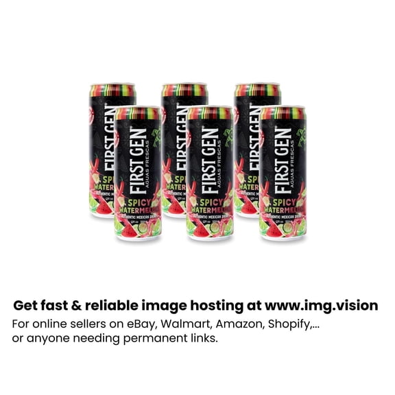 Drink Mexican Spicy Mango Drink  Aguas Frescas NonCarbonated Mangonada Beverage with Real Mango Puree & Chili Peppers, Sweet Spicy Salty Flavor - 12floz Cans, 6 Pack