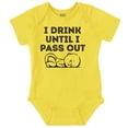 thumbnail image 1 of Drink Milk Pass Out Babies Adorable Romper Boys or Girls Infant Baby Brisco Brands NB, 1 of 1