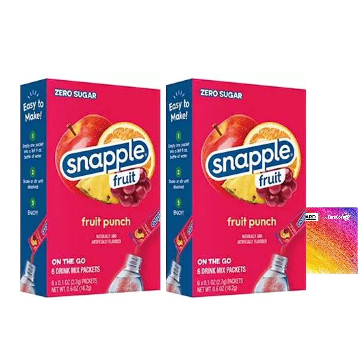 Drink Mix Bundle Includes Snapple OnTheGo Natural Drink Mix Packet