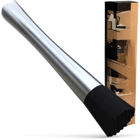 Drink Muddler for Cocktails - 8 Inch Professional Stainless Steel Muddler - Durable Cocktail Muddler Set Drink Smasher & Mojito Muddler - Wine Accessories Ideal Valentines Day Gifts for Him