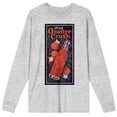 thumbnail image 1 of Drink Orange Crush Men's Athletic Heather Gray Long Sleeve Shirt-Small, 1 of 3