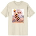 thumbnail image 1 of Drink Orange Crush Woman On Seashore Vintage Advertisement Men's Natural Graphic Tee-Small, 1 of 4