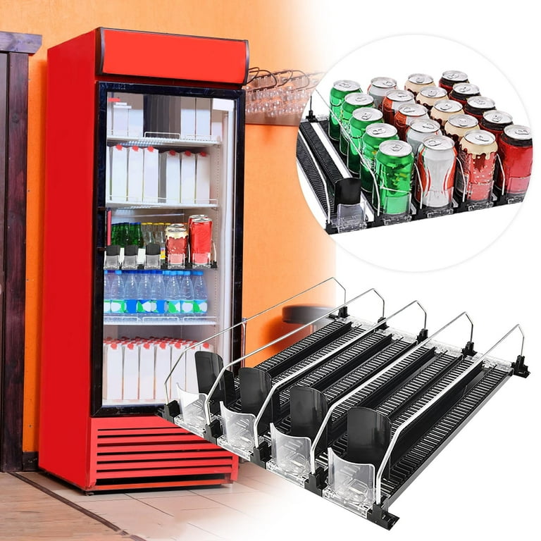 Soda Can Organizer for Refrigerator Racks & Holders Drink Organizer for  Fridge
