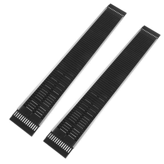 Supvox 2Pcs Automatic Beverage Shelf Glide Black Plastic Drink Pusher for Fridge Freezer with Low Noise