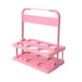 thumbnail image 1 of Drink Rack Carrier with Handle,Plastic Cup Carriers for Drinks,Foldable Drink Delivery Carrier,Portable Cup Holder Accessories,Reusable Drink Caddy with Tray for Coffee, Beverages,Beer, 1 of 9