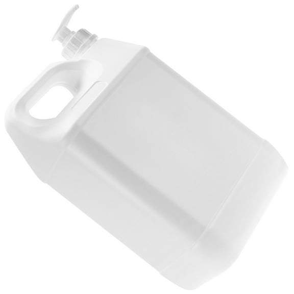 White Plastic Laundry Detergent Bottle with Pump for Home Use 15231140