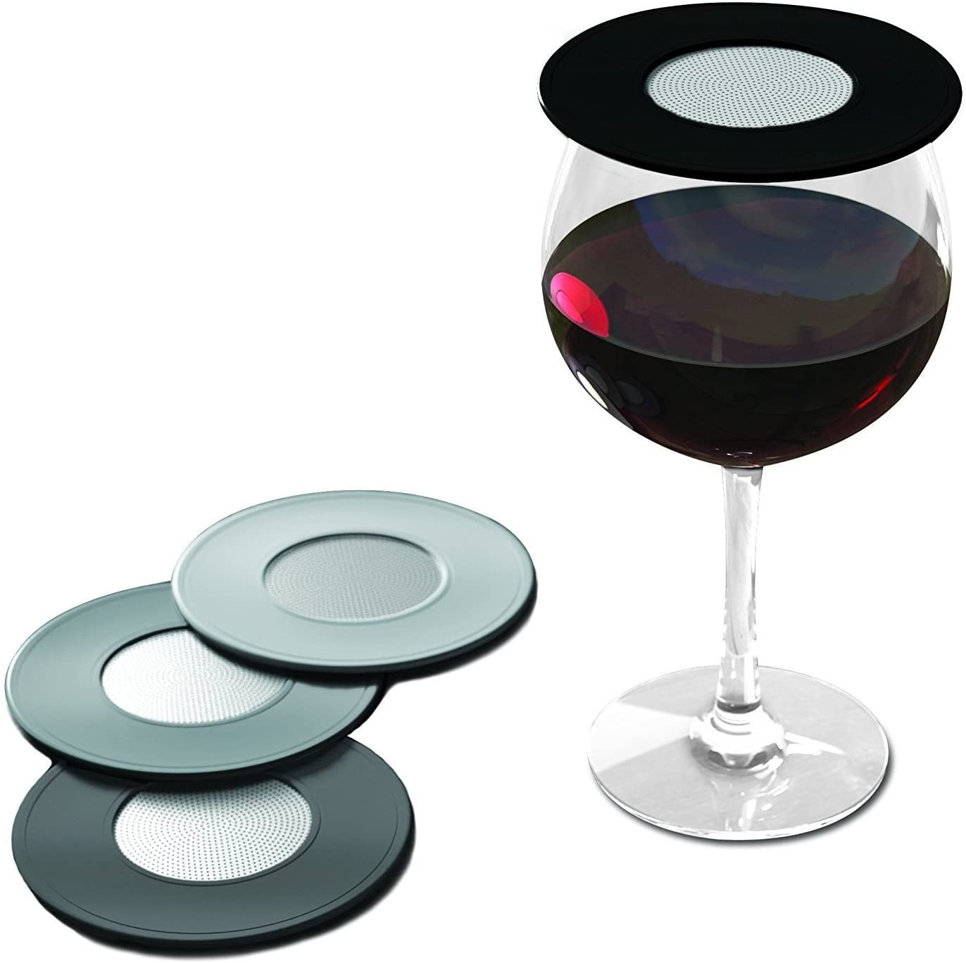Stainless Steel Drink Covers Wine Glass Cover Mesh Ventilated Discs Keeps  Debris Out Cup Covers Wine Glass Lid for Beverage Cover Outdoors