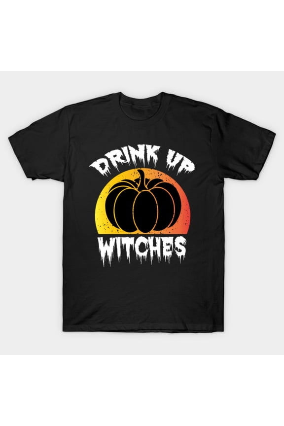 Drink Up Witches Funny Halloween Drinking Graphic - Viral Tee G6926 Unisex T-Shirt, Up to Size 5XL