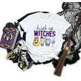 thumbnail image 1 of Drink Up Witches Shirt, Funny Halloween Party T-Shirt, Matching Spooky Season Shirt for Women, 1 of 2