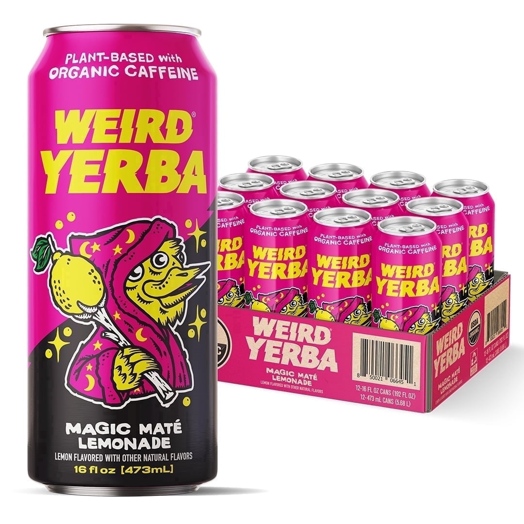 Drink Weird Organic Magic Mate Lemonade, 12pk 16oz Cans - a