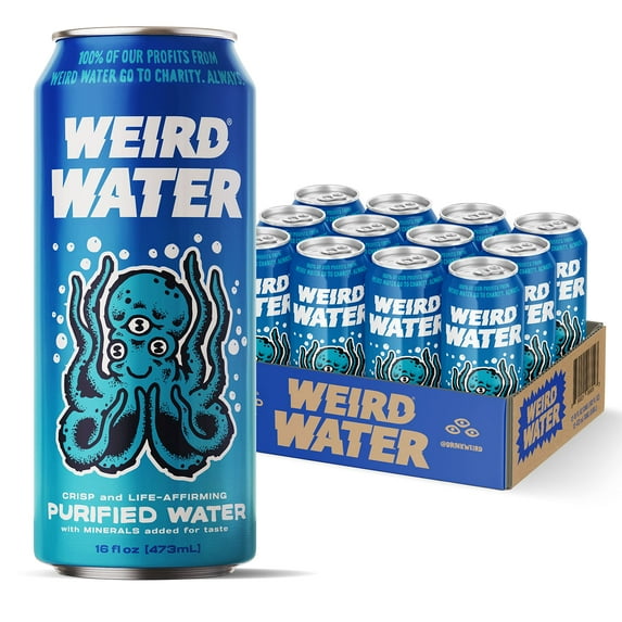 Drink Weird Purified Water 16 oz (Pack of 12)