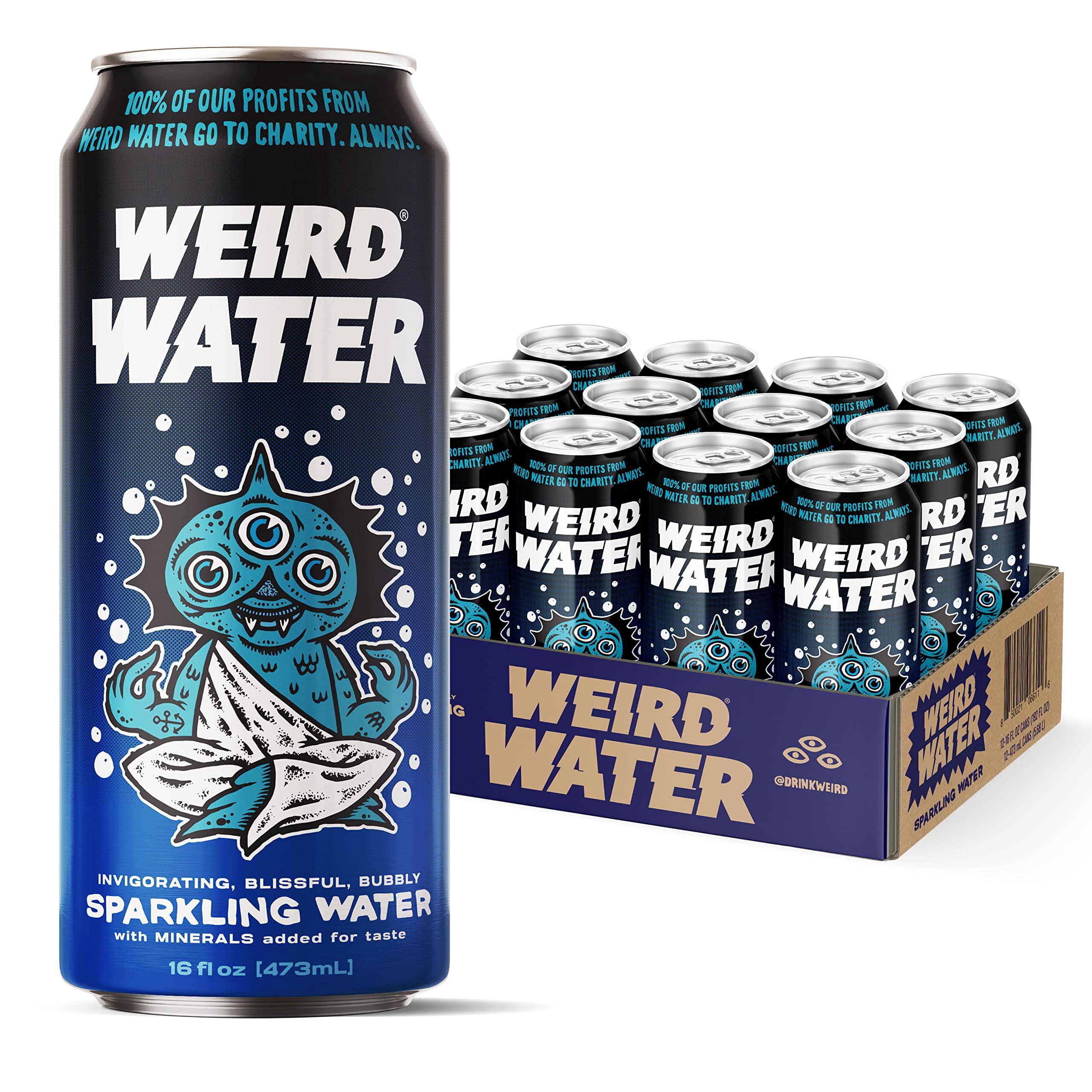 Drink Weird Sparkling Water 16 oz (Pack of 12) - Walmart.com