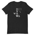 thumbnail image 1 of Drink Your Beer Wanker Unisex t-shirt (Black Heather, XS), 1 of 2