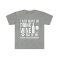 thumbnail image 1 of Drink wine and pet my Treeing Walker Coonhound Unisex T-shirt S-3XL, 1 of 2
