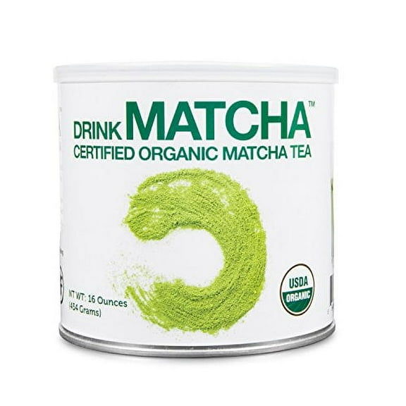 DrinkMatcha - Matcha Green Tea Powder - USDA Organic - 100% Pure Matcha Green tea Powder - Nothing added (16 Ounce)