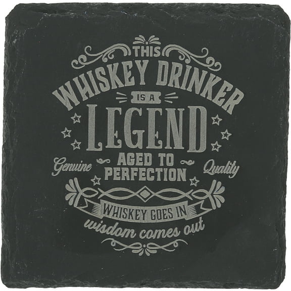 Pavilion Gift Company - Drinker - 4" Slate Coaster