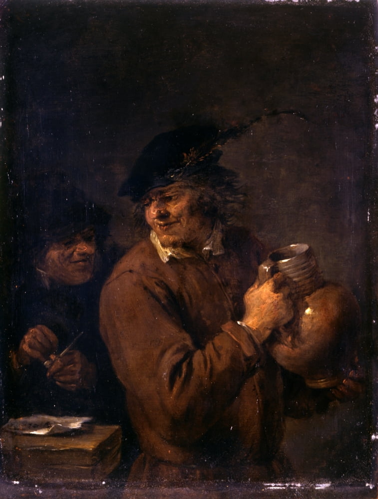 Drinker And Smoker Canvas Art - (24 x 36)