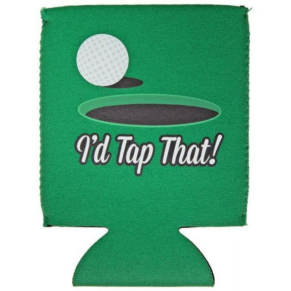 Drinking 854786 Id Tap That Golf Can Cooler, Green