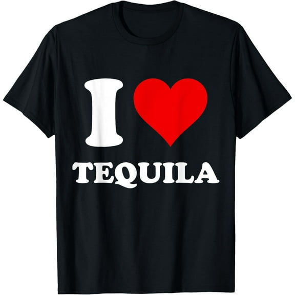 Drinking Alcohol I Heart Tequila I Love Tequila T-Shirt