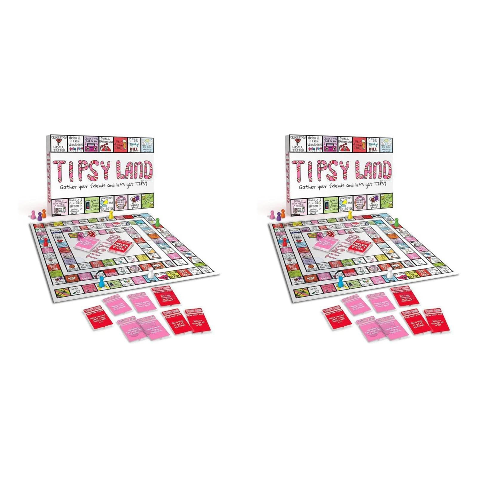 Drinking Board Game,Fun Tipsy Land Drinking Games,Interactive Drinking