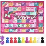 Drinking Board Games for Adults, Fun Party Interactive Drinking Games for Game Night, Bachelorette Parties, Birthday, Age 21 , 2-8 Players