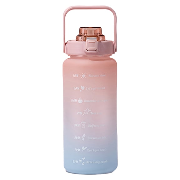 Drinking Bottle Lager Capacity Suitable for Carbonated Drinks Leak-Proof Water Bottle with for Time Markers for