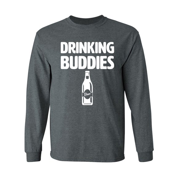 Drinking Buddies Adult Long Sleeve T-shirt