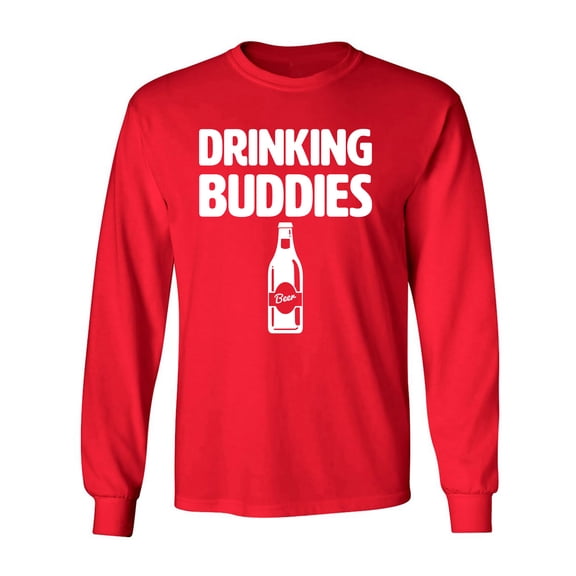 Drinking Buddies Adult Long Sleeve T-shirt