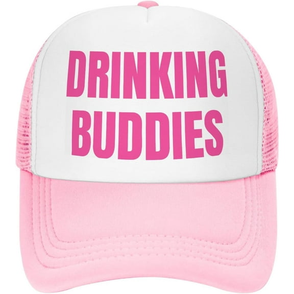Drinking Buddies Cap Funny Men Women Mesh Trucker Hat