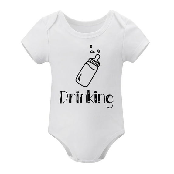 Drinking Buddies - Matching Twin Babies - Baby Clothes - Funny Newborn Bodysuit Outfits for Boys And Girls White-style-1 9months