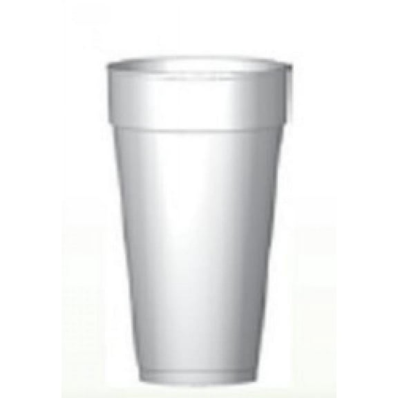 Drinking Cup 20 oz. Styrofoam Disposable, 20C18 - CASE of 500