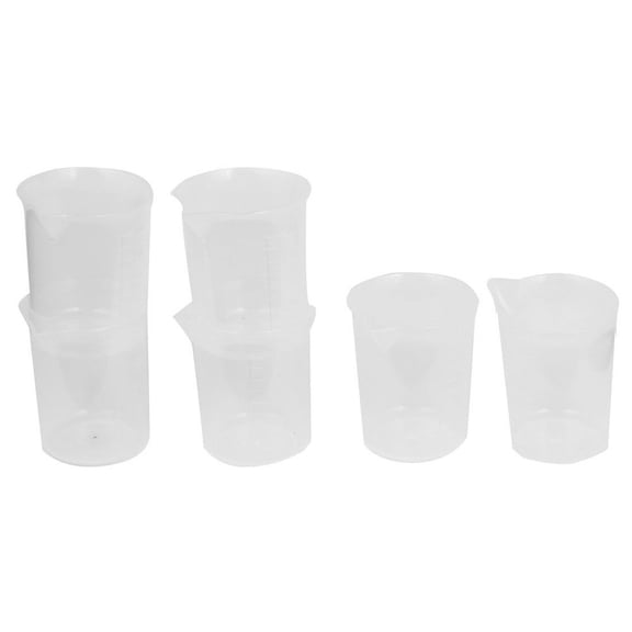 Drinking Cup 6PC Plastic 100ml for Home & Office Use BPA Free Food Grade Material Durable Construction Leak Proof Design Easy to Clean Dishwasher Safe Reusable Perfect Gift Idea