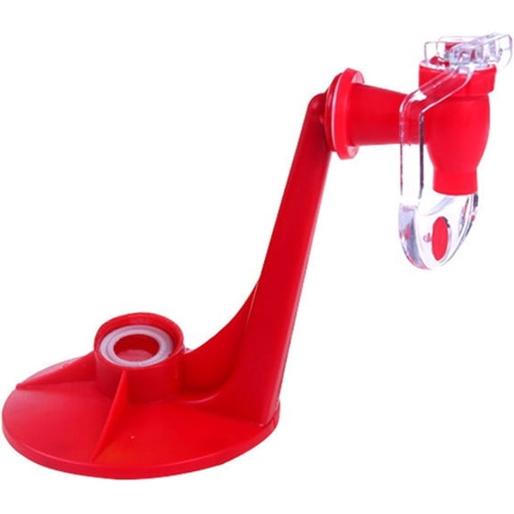 Drinking Dispenser for Carbonated Beverages, Upside Down Beverage Tap Saver with Reusable ABS Design, Preserves Fizz for Home Office Camping Use
