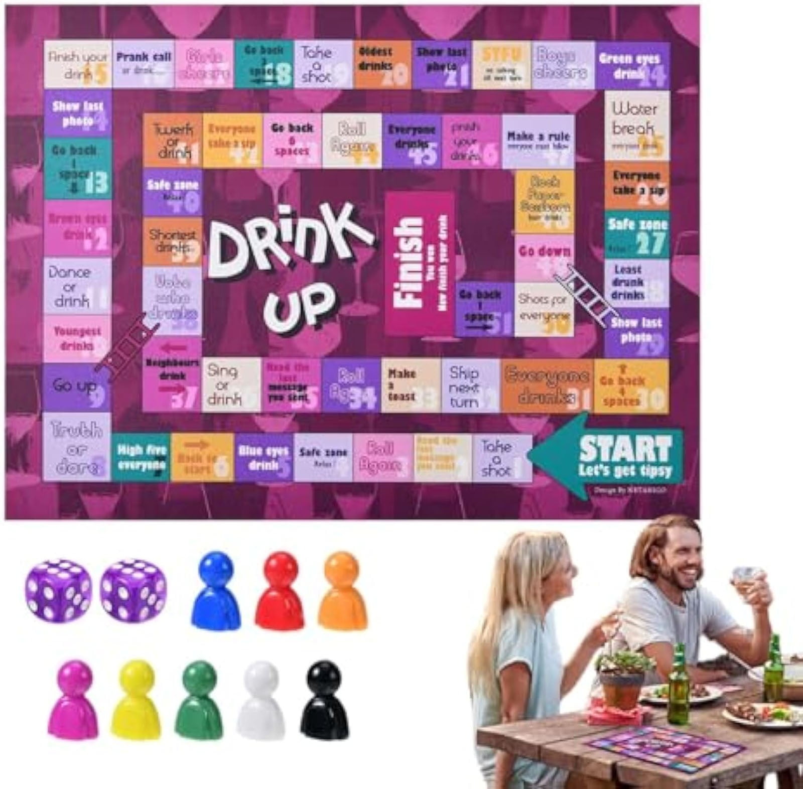 Drinking Games, Fun Drinking Board Game, Drinking Games, Drinking Games