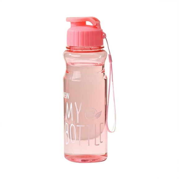 Drinking Glass Portable Press Clamshell Outdoor Sports Water Cup Plastic Cup Student Daily Water Cup Portable Plastic Cup,Red Kitchen Glass&Bottle