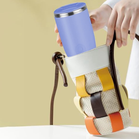 Drinking Glasses 400Ml Lazy Coffee Stirring Cup Automatic Coffee Cup Magnetic Rotating Milk Cup Mug Cup Protein Automatic Stirring Cup for Fitness