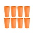 Drinking Glasses Premium Simpled Unbreakable Cups Set of 8