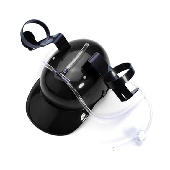 Drinking Helmet Adjustable Labor-saving Plastic Novelty Lazy Drinks Helmet Supplies for Home