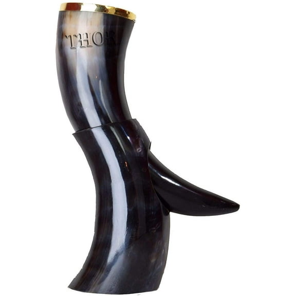 Drinking Horn Mug Working For Beer Wine Handmade Design Mug Natural