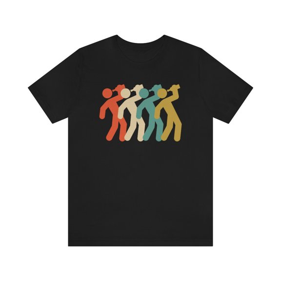 Drinking Icon Retro T-shirt - Unisex Jersey Short Sleeve Tee