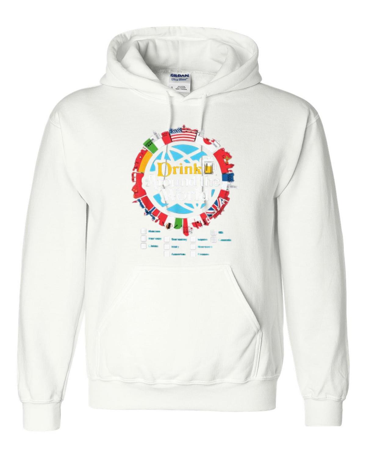 ALLNTRENDS Adult Unisex Hoodie – "Day Drinking Made Me Do It" Funny Graphic, 50% Cotton 50% Polyester