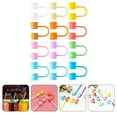 thumbnail image 1 of Drinking Straw 12Pcs Reusable Cover Cap Silicone Tip Drinking Protective Caps Toppers,Beige Kitchen Straw, 1 of 9