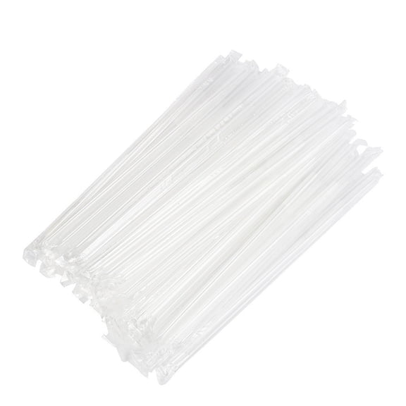 Drinking Straws, Plastic Straws, Disposable Straws – 100 Pack Clear Flexible Bendy Straws,Strong and Durable BPA-Free for Weddings, Parties, Smoothies, Cocktails & Daily Beverages