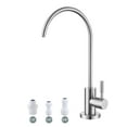 thumbnail image 1 of Drinking Water Faucet,Easy to Install Sink Water RO Faucet,Lead-Free Reverse Osmosis Faucet for Kitchen Bar Sink,Brushed Nickel SUS304 Stainless Steel, 1 of 7